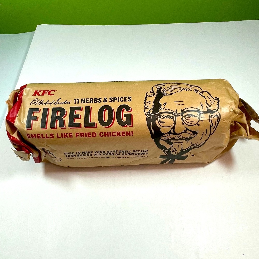 KFC Fire Starter Scented Firestarter Log 5 Hour Bucket of Chicken Flavor